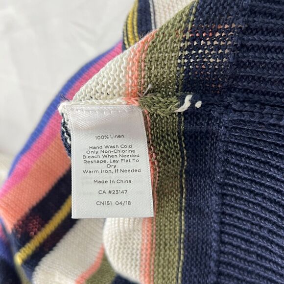 Talbots 100% Linen Knit Short Sleeve Pullover Sweater Top Plus Size 2X Petite - Picture 6 of 11